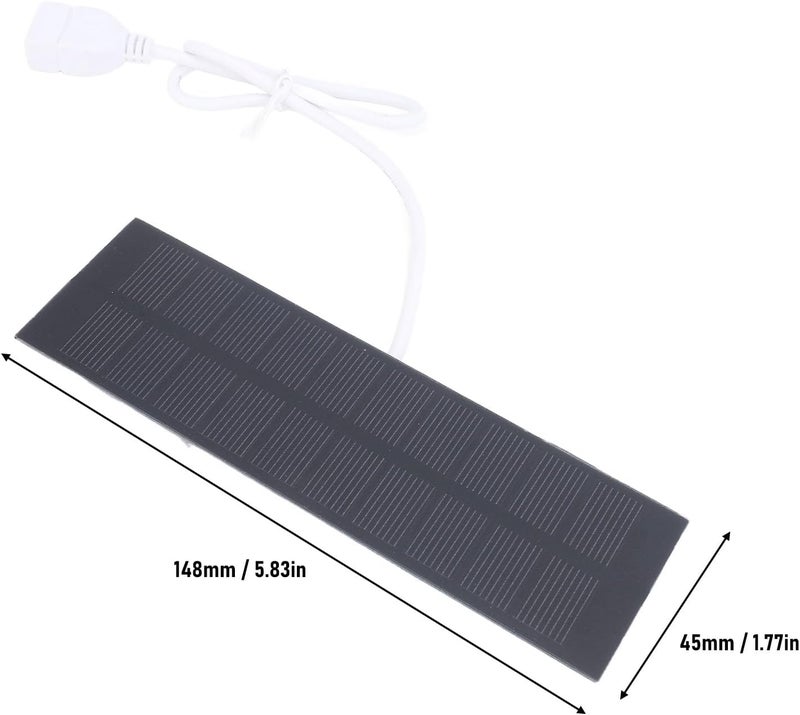 CHEOTIME Mini Solar Panel USB Solar Panel Charger 5v 1w with High Performance Monocrystalline for Camera,Water Pump,Small Fan,Power Bank,Camping Lanterns - Image 2